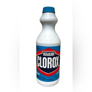 Vintage 1987 Regular Clorox Bleach Empty Bottle